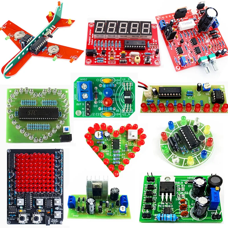 Elektronischer Lötset, DIY-Produktionsset, Anfänger, praktisches Training, Einführung, Löten, Praxis