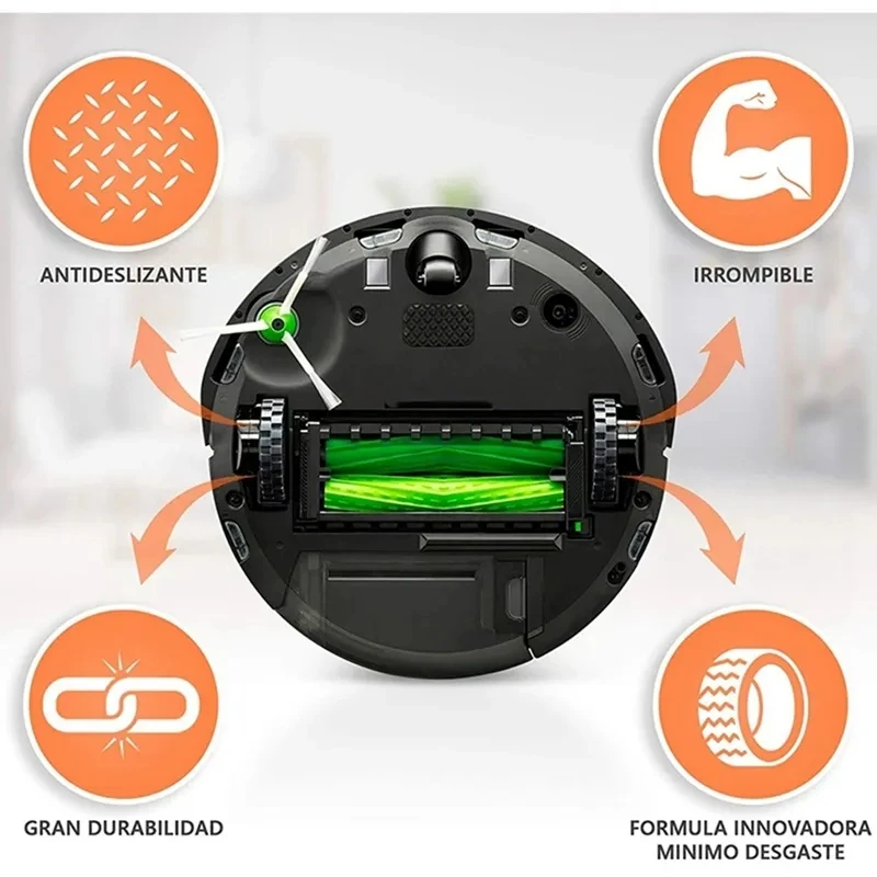 Reifen für IRobot ROOMBA Räder 500 600 700 800 900 E5 I7+S9 IROBOT 980 – Bild 4