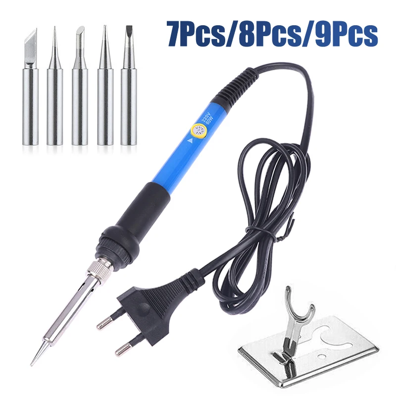 Einstellbare Temperatur 220V 60W Lötkolben-Set DIY – Bild 3