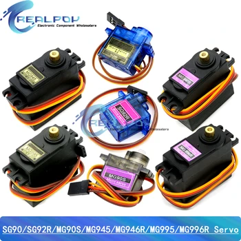 SG90 SG92R MG90S MG945 MG946R MG995 MG996R Servo Metall Getriebe für Modell Hubschrauber Boot Für Arduino UNO