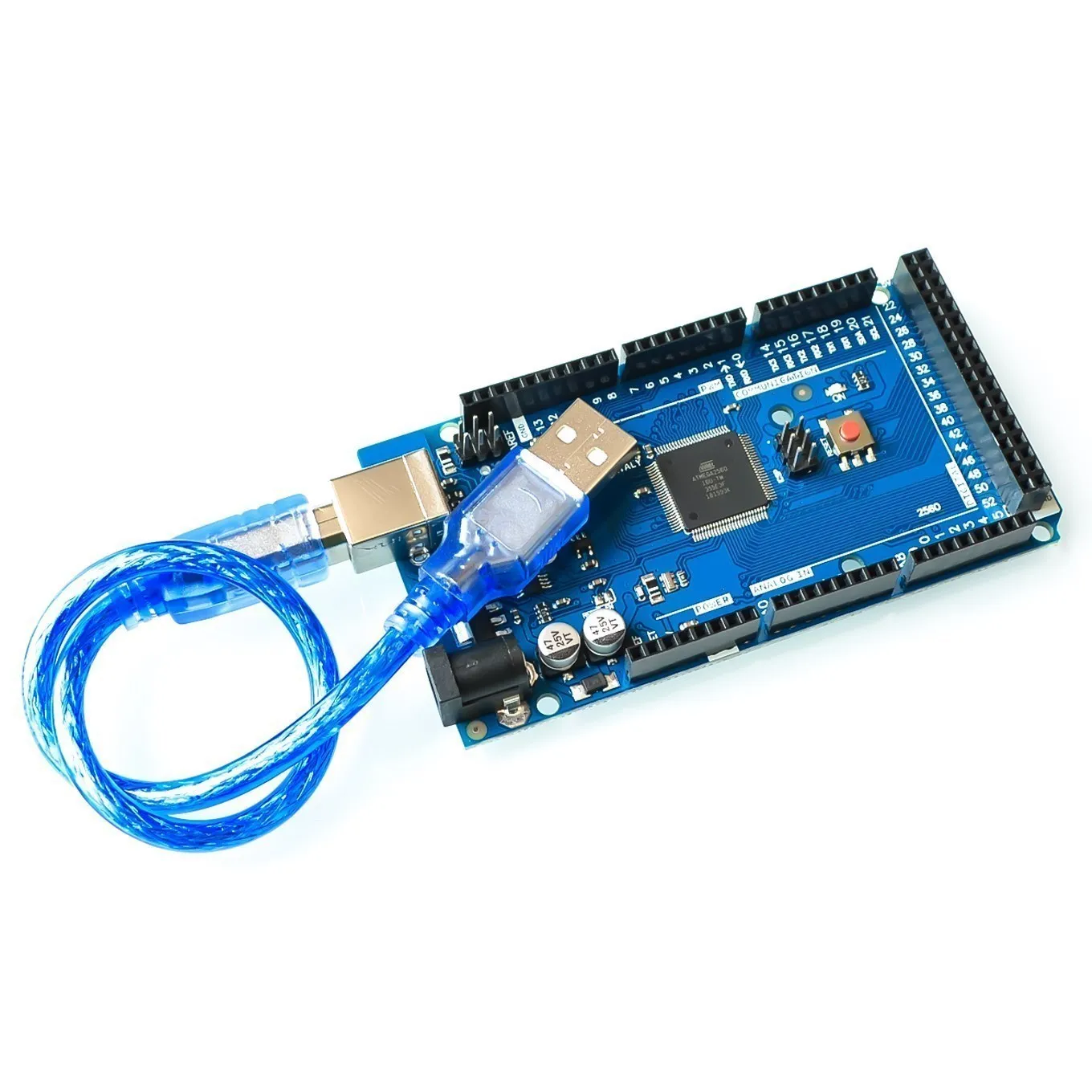 MEGA2560 MEGA 2560 R3 (ATmega2560-16AU CH340G) AVR USB Board – Bild 3