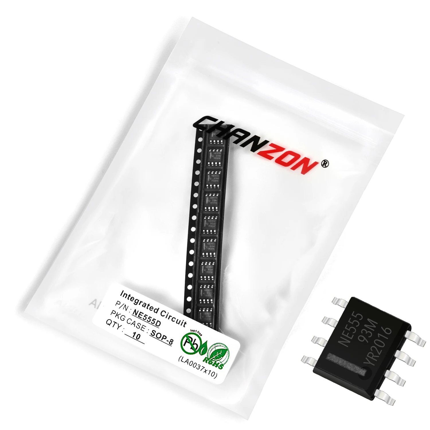 NE555 NE555P NE555N 555 Timer DIP8 SOP8 SOP DIP Sockel (10 Stück) – Bild 2