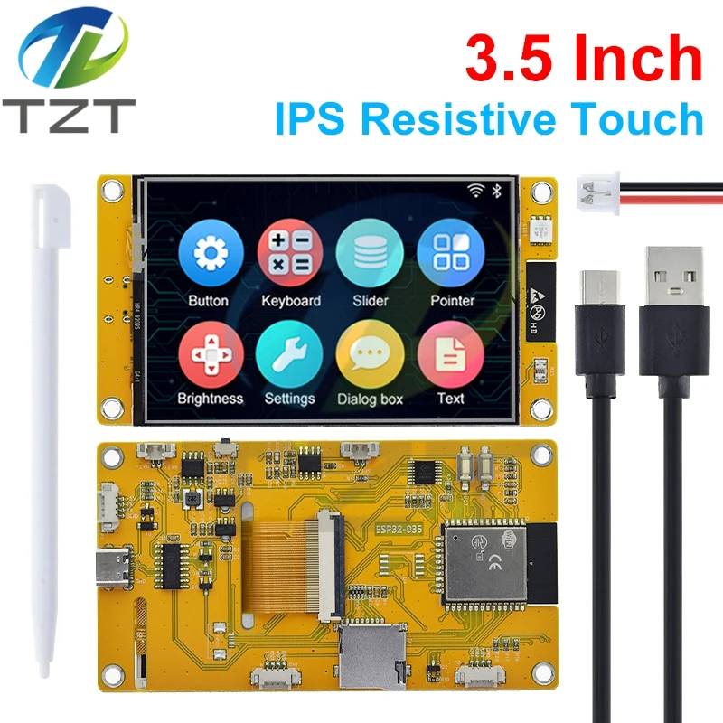 3,5 Zoll LCD TFT Modul ESP32 LVGL WLAN & Bluetooth Anzeigemodul 240*320 Smart Display Bildschirm