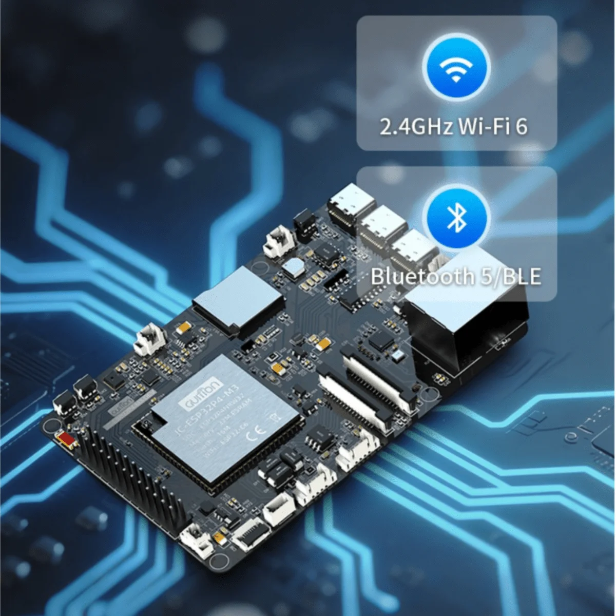 ESP32P4+ESP32-C6 Entwicklungsboard ESP32P4 Smart Board – Bild 4