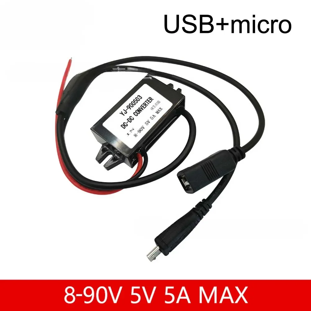 8-90V 12V 24V 48V 60V 72V 90V zu 5V 5A DC DC Step Down Converter 25W – Bild 5