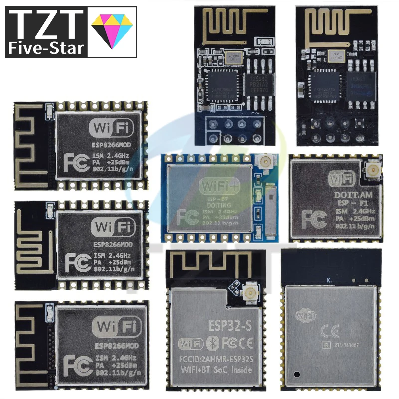 ESP8266 ESP-01 ESP-01S ESP-07 ESP-12E ESP-12F ESP-32 ESP-32S Serielles – Bild 3
