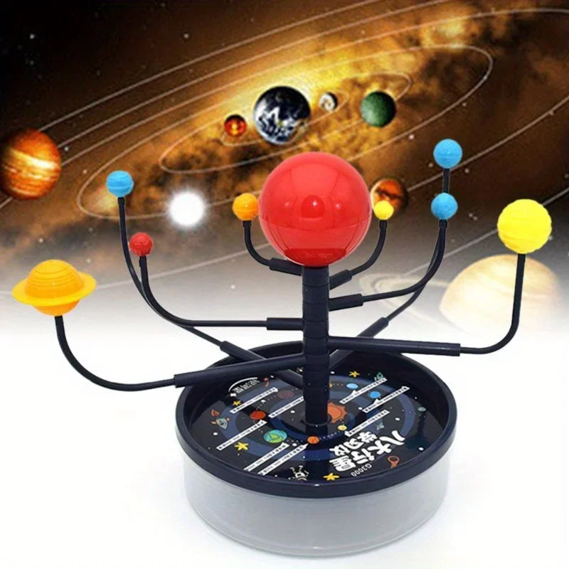 Solar System Neun Planeten Modell Wissenschaft Kit DIY Montage eltern-kind-Interaktion Planetarium Spielzeug