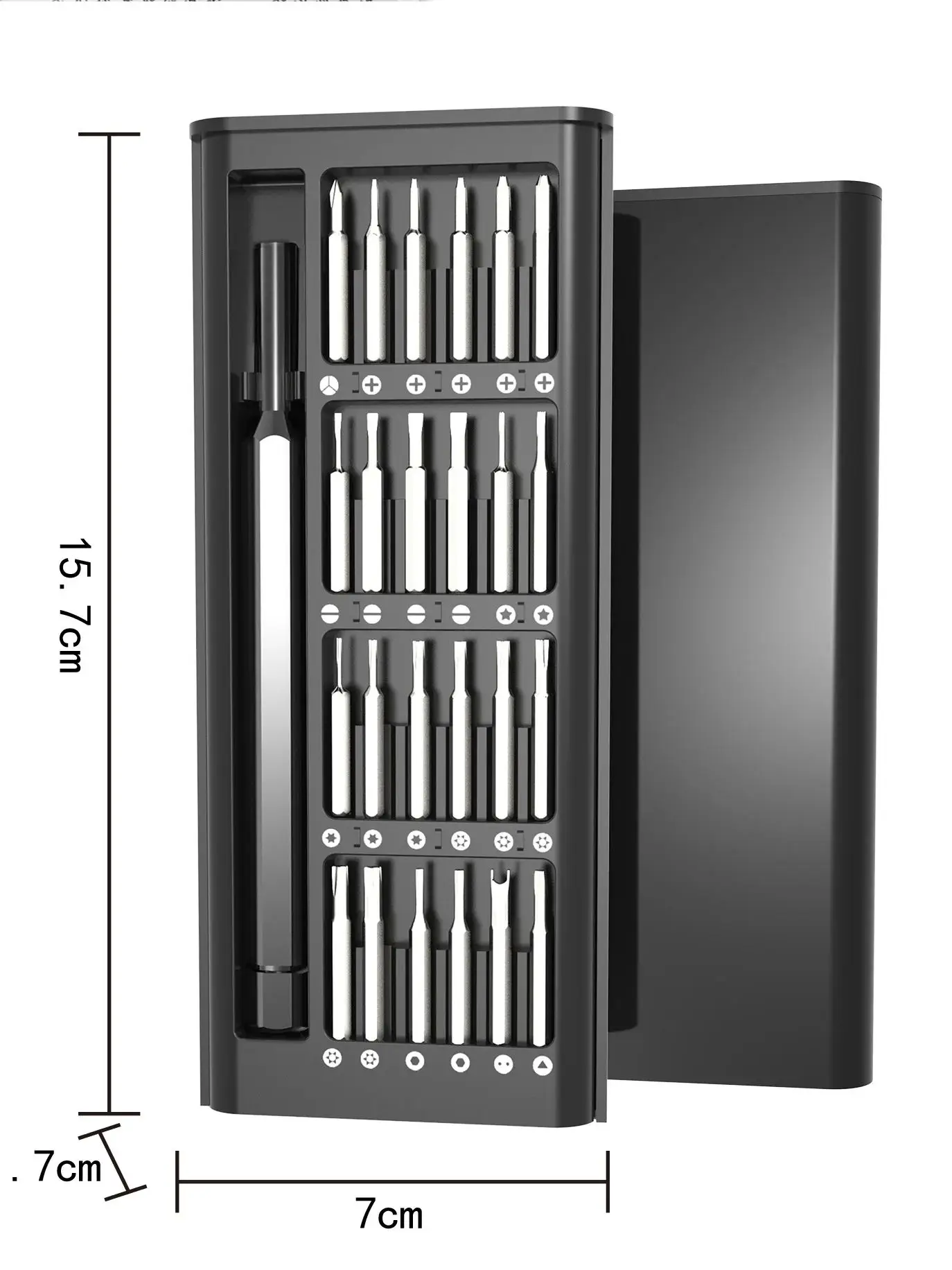 Magnetisches Schraubendreher-Set, 24-in-1-Set, Bits – Bild 6