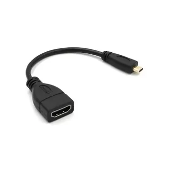 Micro-HDMI zu HDMI Datenübertragungskabel Micro-HDMI zu HDMI Buchsenadapterkabel für Raspberry Pi 5/Pi 4 Hero