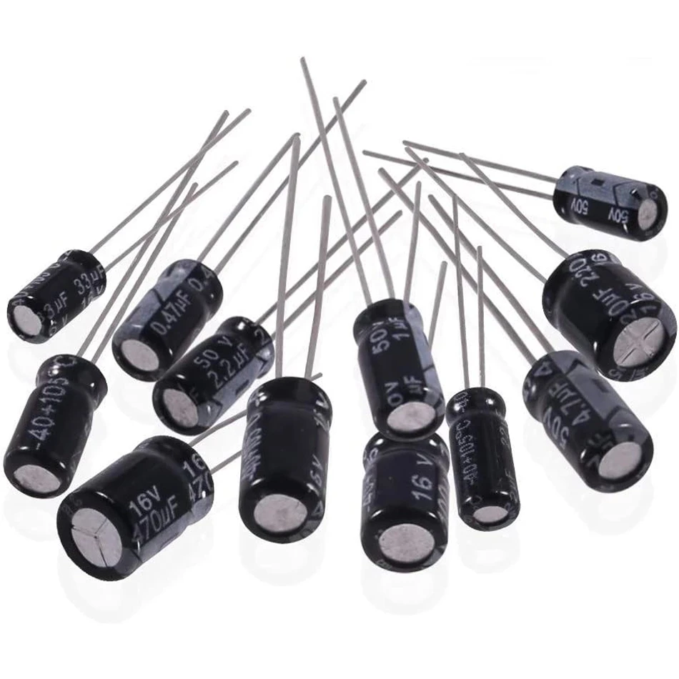 0,1UF-1000UF 24 Werte Aluminium-Elektrolytkondensatoren (510 Stück) – Bild 3