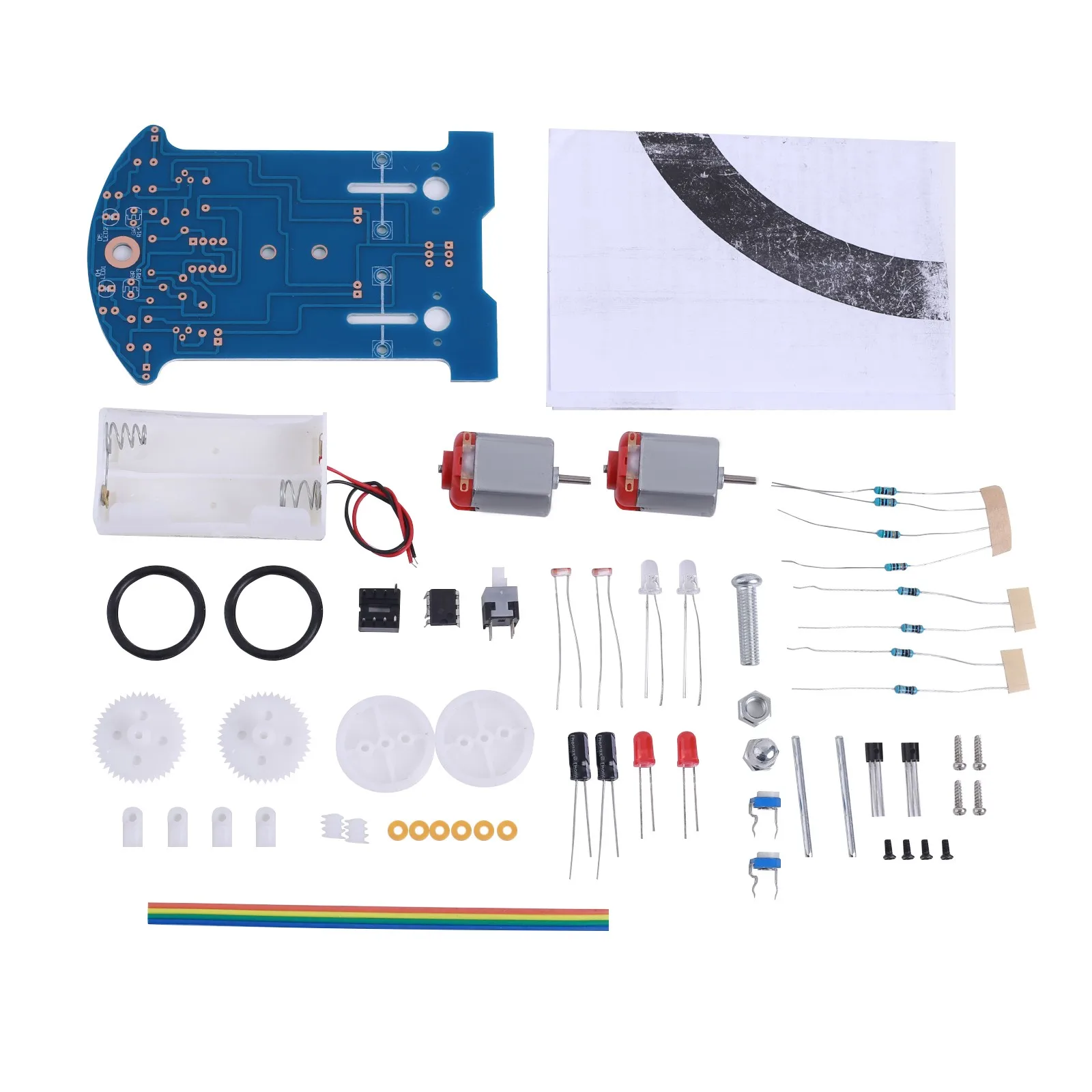 Smart Car DIY Elektronik Kit Löten Projekt Übungs linie folgenden – Bild 4