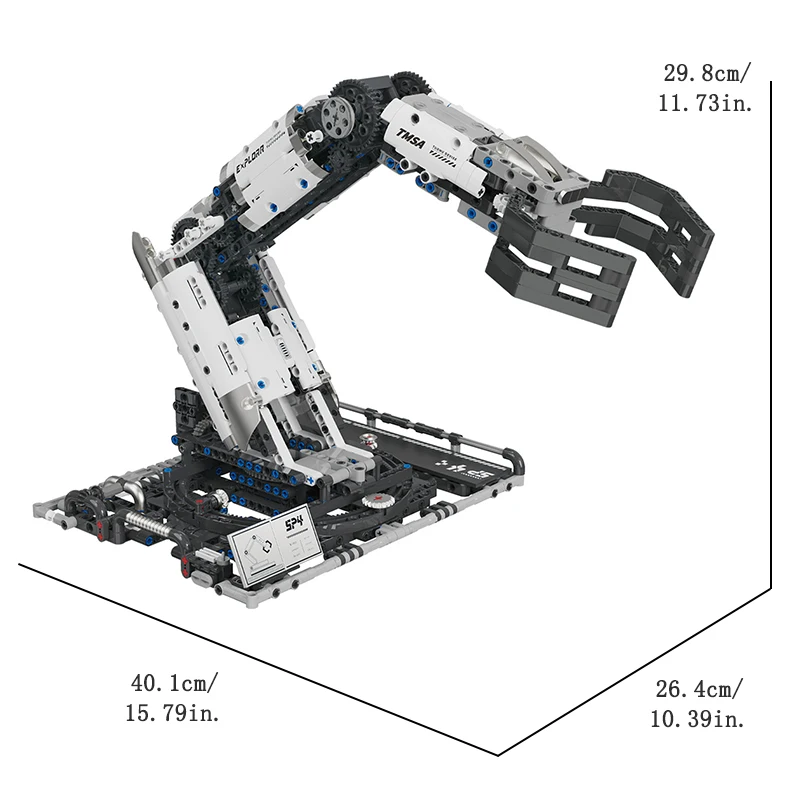 Roboterarm-Bausteine, programmierbares Spielzeug mit Fernbedienung – Bild 6