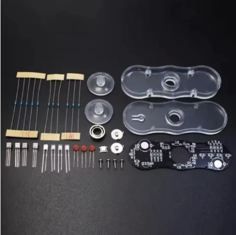 DIY LED Fidget Top Elektronik-Bausatz Lötprojekt Übungs-Lötset Komponenten Farbige Beleuchtung