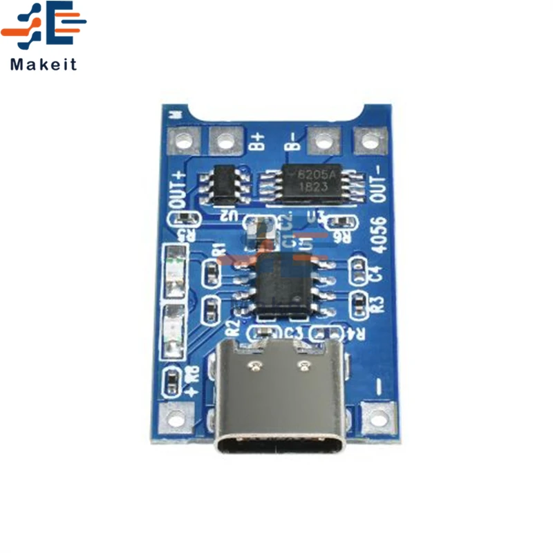 TP4056 Typ-c USB 5 V 1A 18650 Lithium-Batterie Ladegerät TP4056 Modul – Bild 3