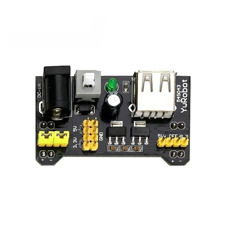 MB102 Breadboard-Stromversorgungsmodul 3,3V 5V lötfreies Breadboard DIY für Arduino DIY-Kit