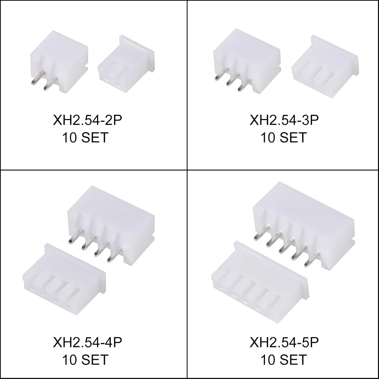2,54-mm-JST-PH-Steckverbinder-Set (230 Stück) – Bild 6