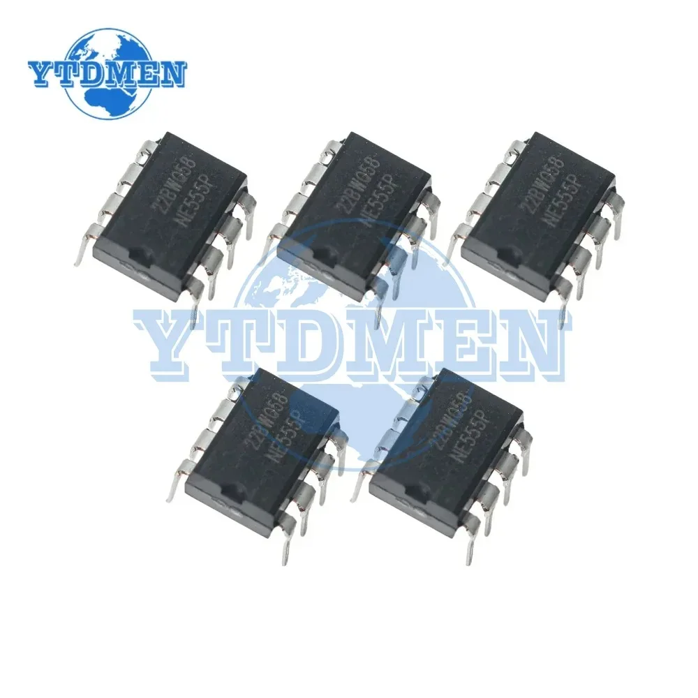 Integrierte Schaltkreise NE555 NE555P DIP-8 IC Chip Kit – Bild 3