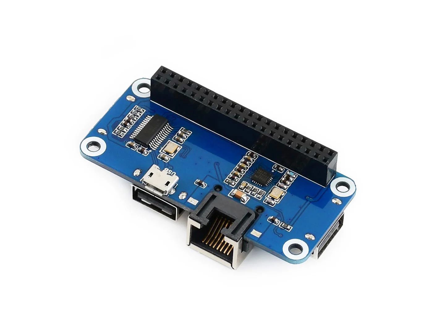 PoE Ethernet / USB HUB HAT Ethernet / USB HUB HAT (B) für Raspberry – Bild 4
