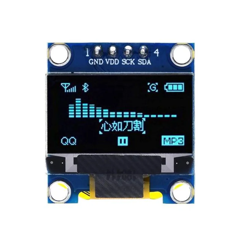 0,96 Zoll OLED-Display-Modul I2C IIC 128 x 64 SS - D - 1306 3,3 V-5 V – Bild 3