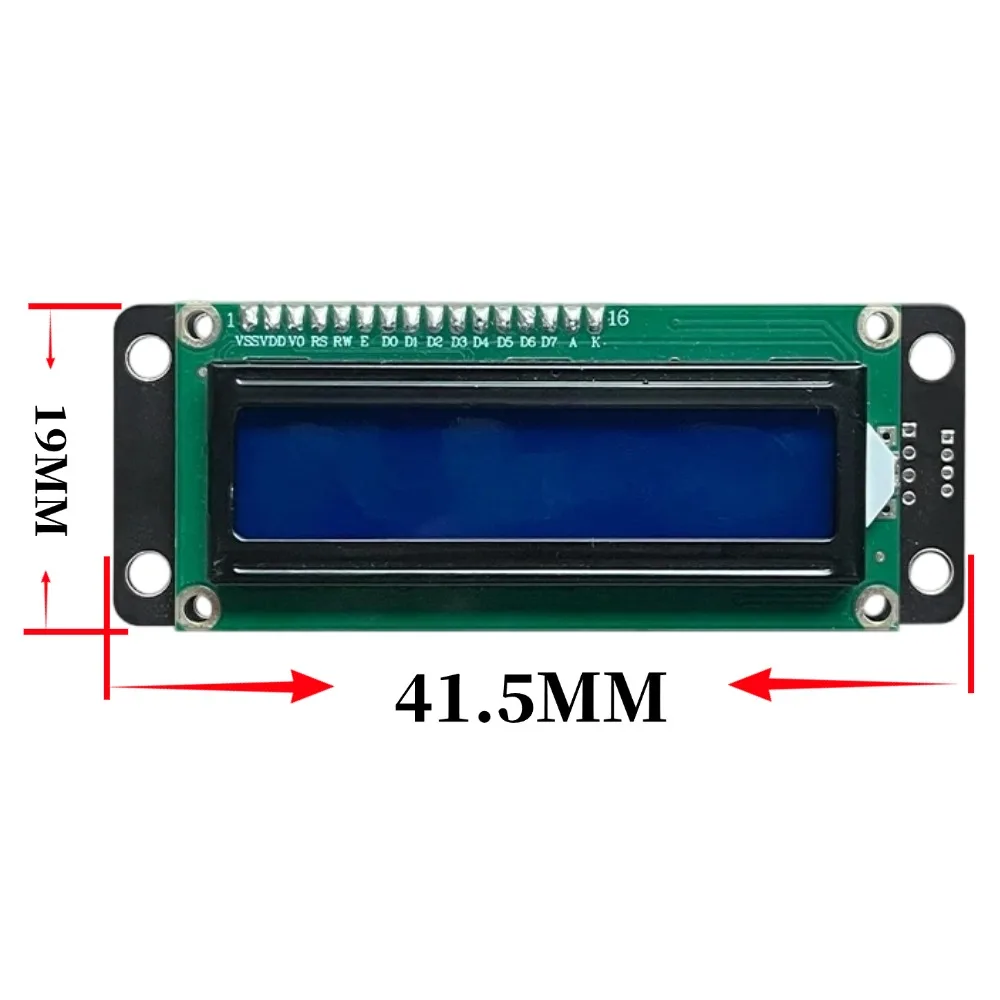 LCD1602 I2C LCD-Anzeigemodul 3,3V 5V PH2.0 Schnittstelle – Bild 2