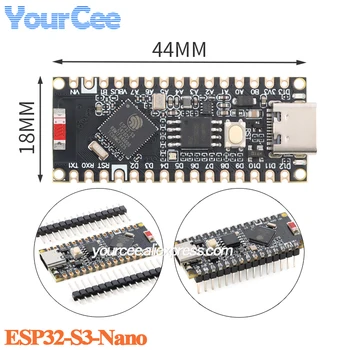 ESP32-S3-Nano Wi-Fi BLE Programmierbarer Controller Core Entwicklungsboard-Modul für Arduino Nano (5 Stück)