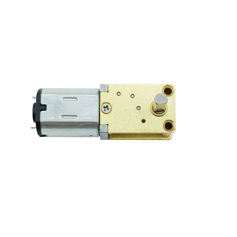 N20 Getriebemotor 12V 90 Grad D-Welle Mikro-Schneckengetriebe – Bild 4