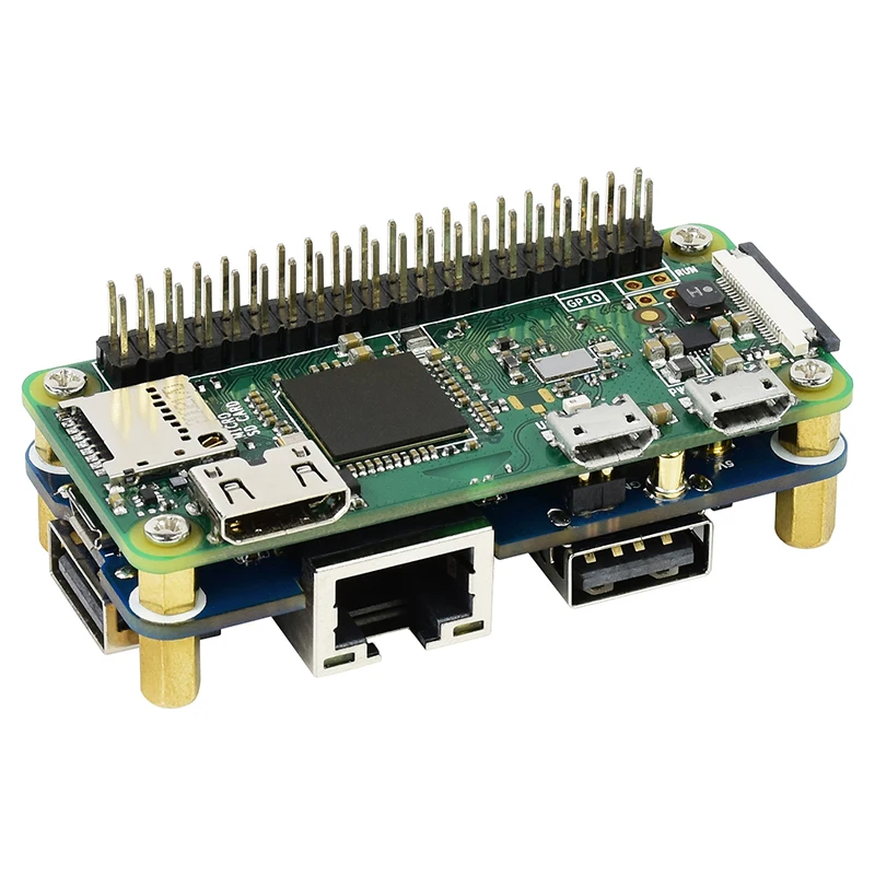 Raspberry Pi Zero Ethernet USB HUB HAT (B) Erweiterungsplatine 4x – Bild 4