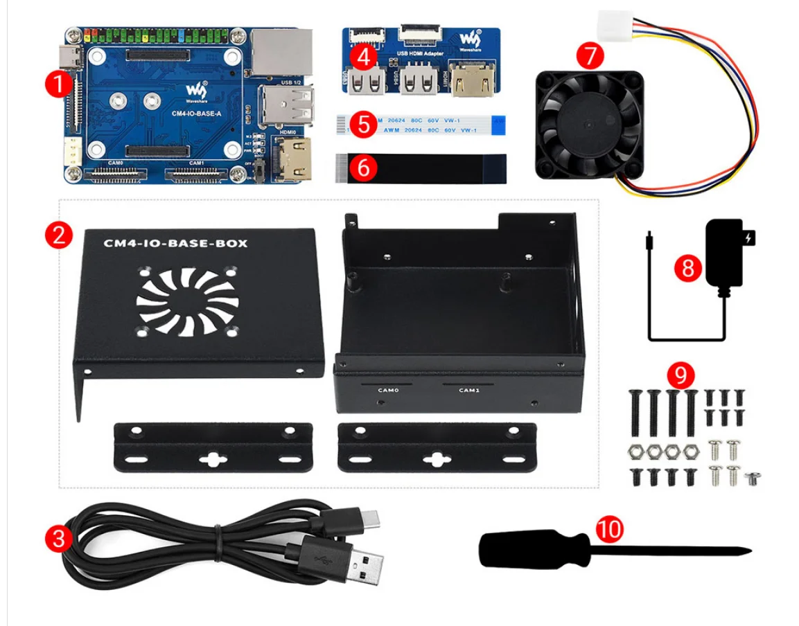 Mini Base Board A/B/C Designed for Raspberry Pi Compute Module – Bild 6