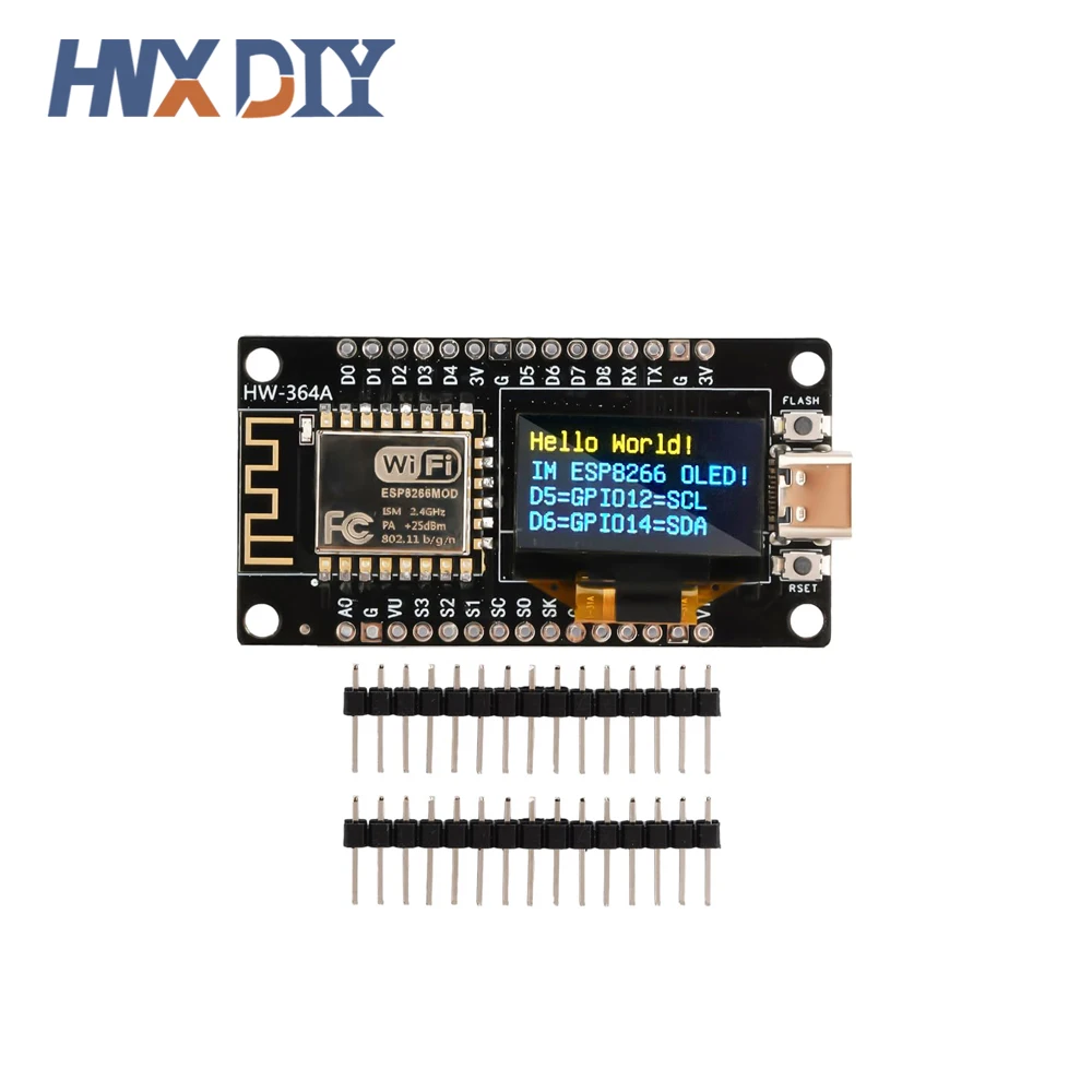 Nodemcu esp8266 v3 Entwicklungs board mit 0,96 Zoll oled Display ch340 ESP-12F WLAN-Modul TYPE-C