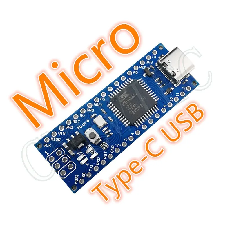 Micro ATmega32u4 5V 16MHZ Mikrocontroller-Erweiterungsboard-Modul Kompatibel mit Arduino Mirco Ersatz für Pro