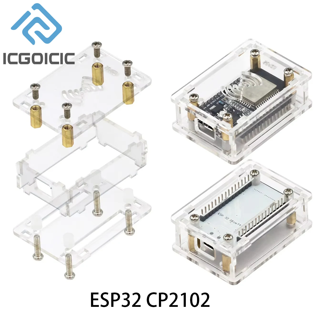 NodeMcu Lua 2102 340G für ESP-32 IoT-Entwicklungsboard Transparente – Bild 6