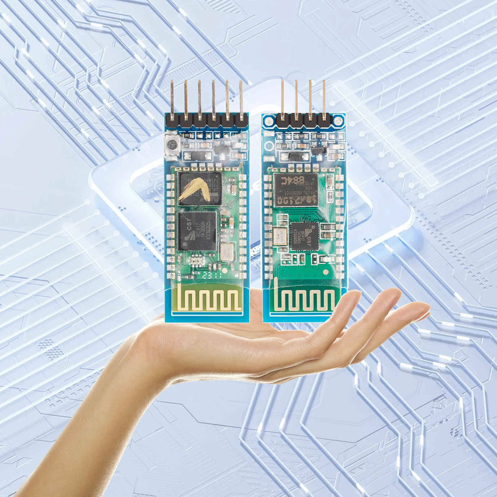 Hc 05 bluetooth modulerf drahtloses bluetooth transceiver slave modul – Bild 5