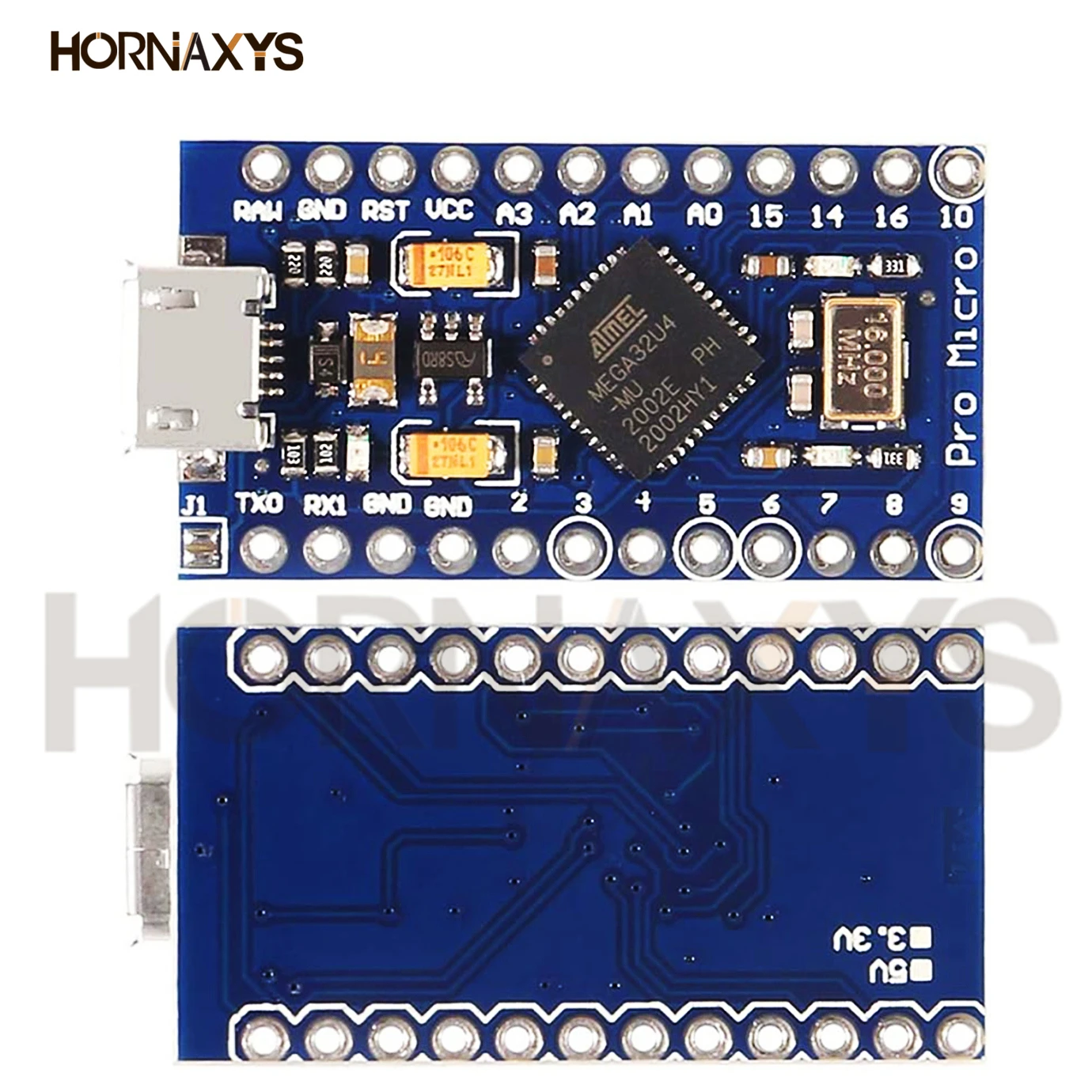 Pro Micro ATmega32U4 5V/16MHz Modul mit 2-reihigem Pin-Header – Bild 3