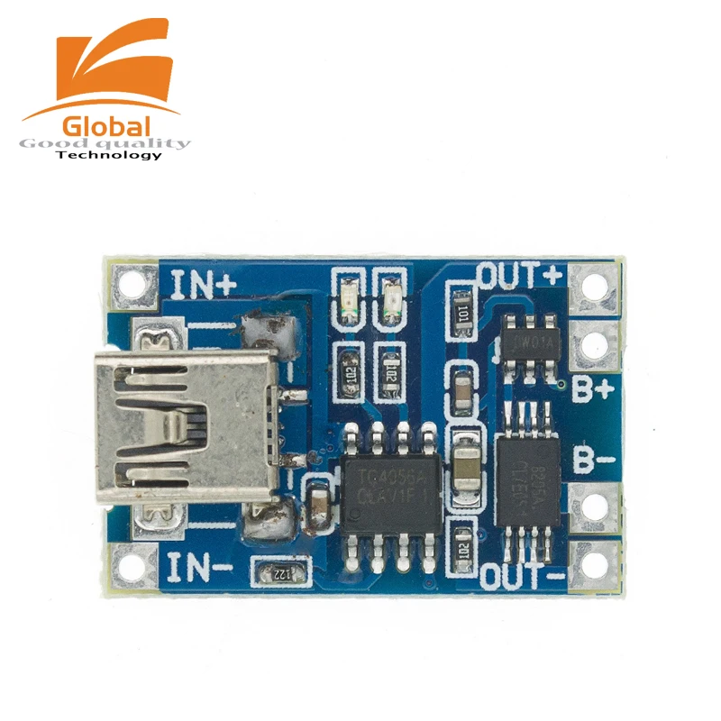 Micro USB 5 V 1A 18650 TP4056 Lithium-Batterie-ladegerät (10 Stück) – Bild 6