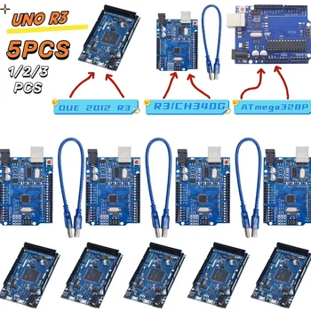 UNO R3 Entwicklungsboard DUE 2012 ATmega328P CH340G / ATEGA16U2 R3 Für Arduino UNO R3 Mit Gerade Pin Header