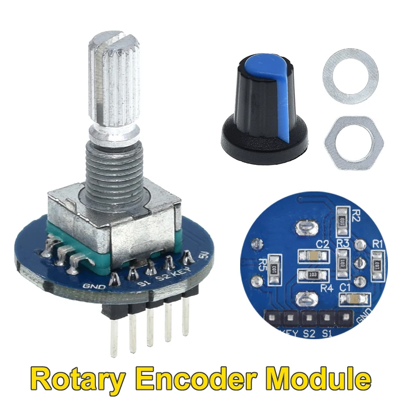 TZT 1/3PCS Drehgeber Modul für Arduino Ziegel Sensor Entwicklung Runde – Bild 5