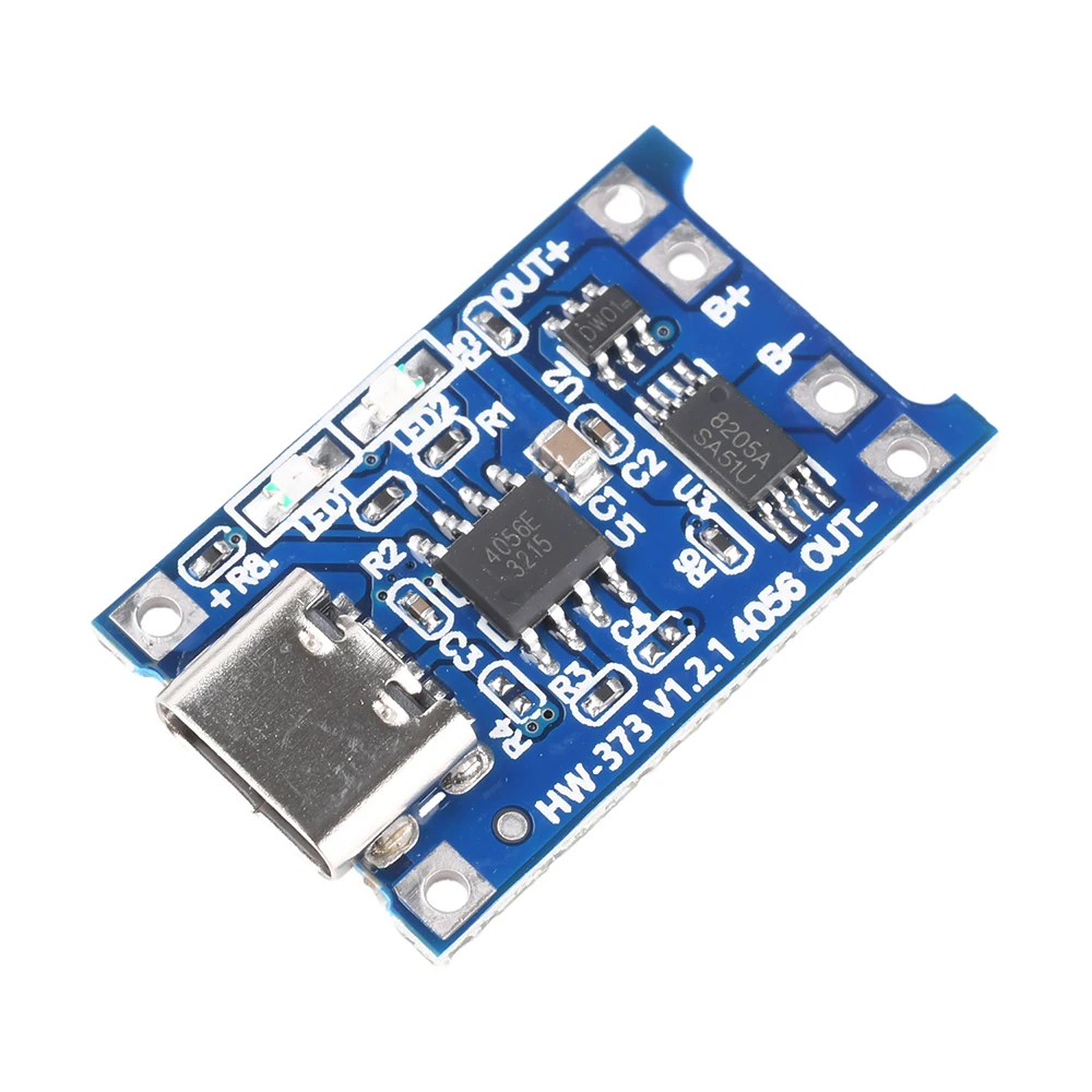 TP4056 Typ-C USB 5V 1A 18650 Lithium-Batterie-Ladegerät TP4056 Modul Ladeplatine mit Schutzfunktion