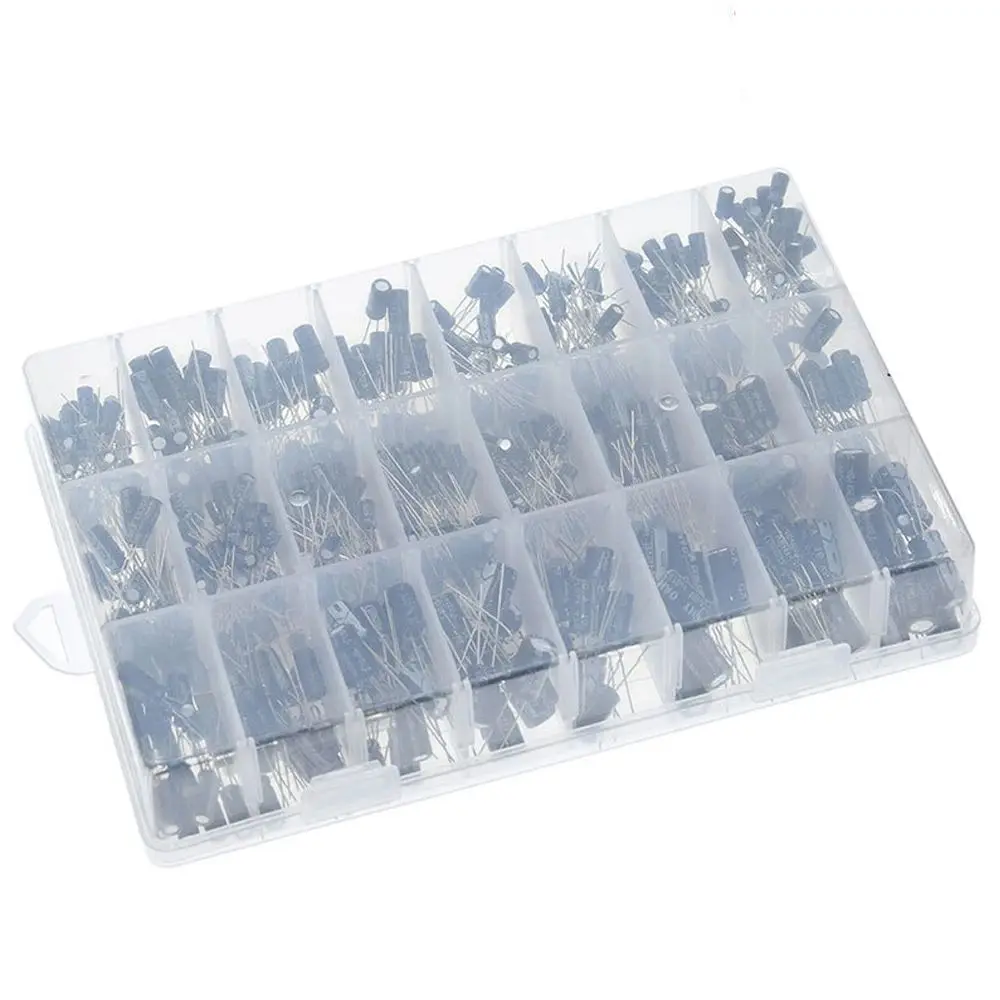 Elektrolytkondensator-Sortiment-Set 0,1uF-1000uF 24 Arten (500 Stück) – Bild 2