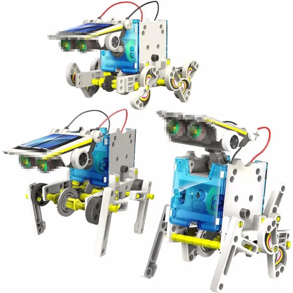 Stamm 13-in-1 Solarstrom Roboter Schaffung Spielzeug pädagogisches – Bild 4