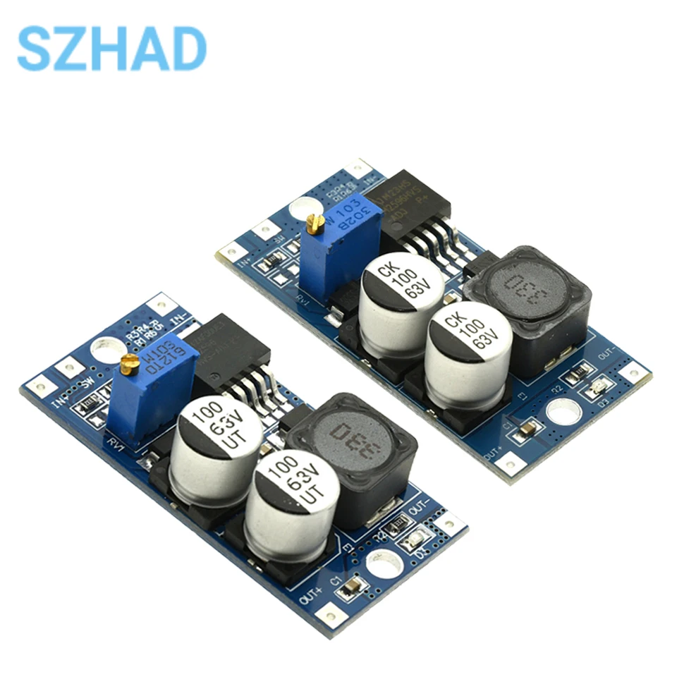 DC-DC LM2596HV Einstellbares Abwärts-Stromversorgungsmodul 36 48 V 5-55 U/min 24 15 12 9 5 3,3 V