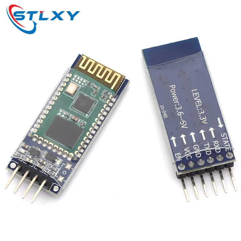 HC-05 HC05 Drahtloses Modul für Arduino Seriell 6-Pin Bluetooth / HC-06 4-Pin RF-Empfänger Transceiver-Modul