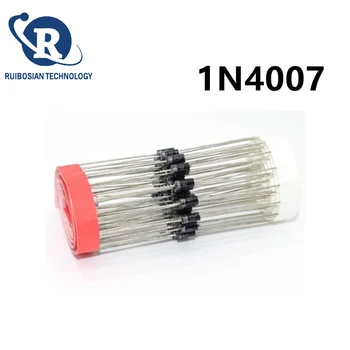 1N4007 4007 1A 1000 V DO-41 Gleichrichterdiode IN4007 1n4007 (100 Stück)