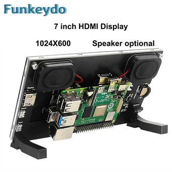 Raspberry Pi 5 7,0 Zoll IPS Touchscreen LCD Display Modul 1024X600 HDMI-kompatibel Mini PC Tragbare Monitor