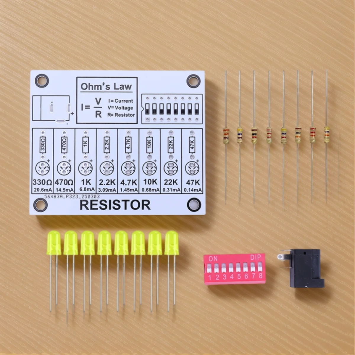 Löten Praxis Kit DIY Elektronische Schaltung Projekt Widerstand Lernen – Bild 4