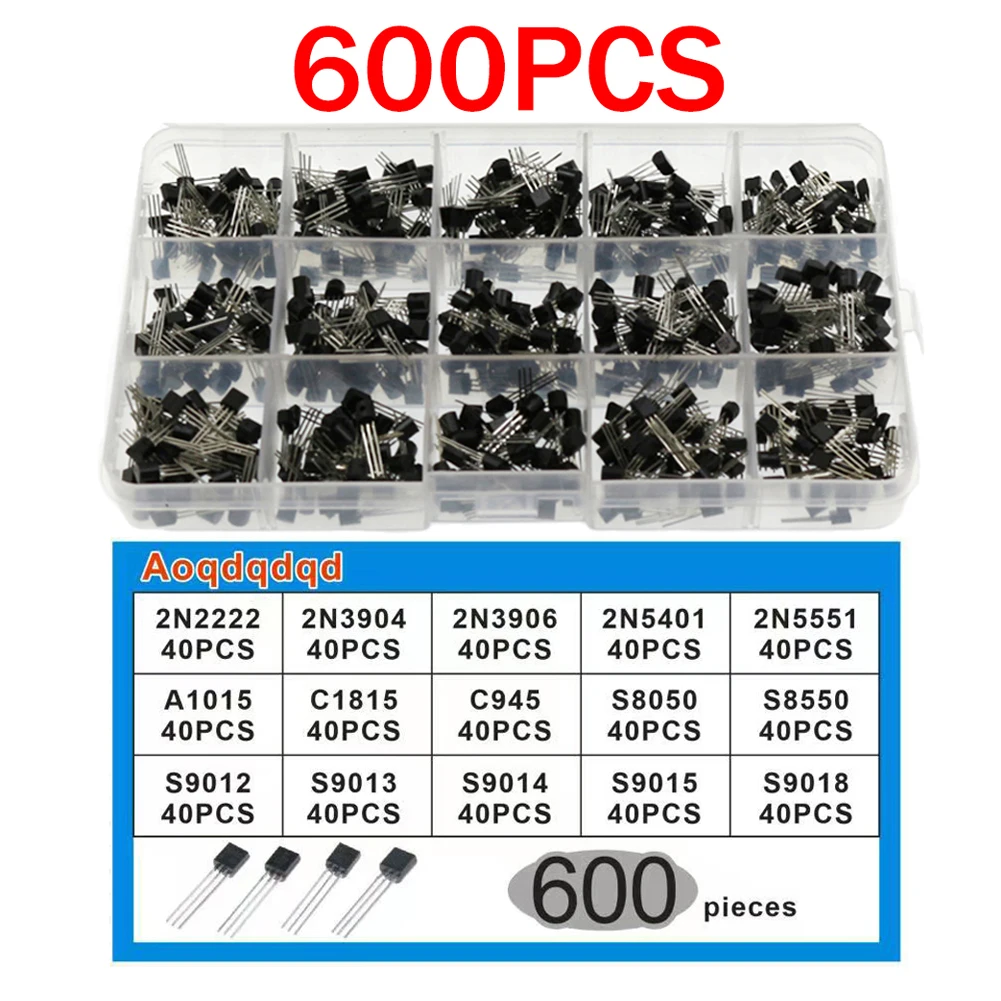 TO-92 Transistor-Sortiment 30-160V Transistor-Kit Sortimentsbox – Bild 6