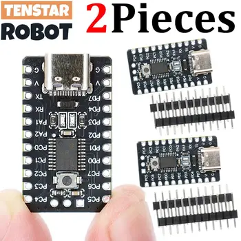 TSTARDEV 2 Stück Schwarz CH32V003 Entwicklungsboard Mindestsystemplatine Kernplatine RISC-V CH32V003F4P6