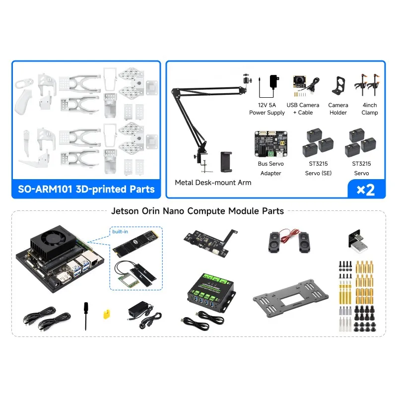 Waveshare SO-ARM100 / 101 Open-Source 6-Achsen-Roboterarm, native – Bild 5