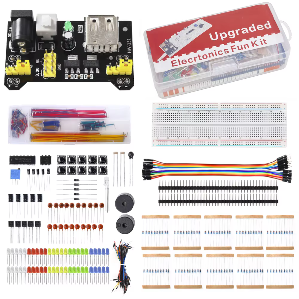 DIY-Projekt-Starter-Kit für R3-Kit, elektronisches DIY-Kit, elektronisches Komponenten-Set mit 830