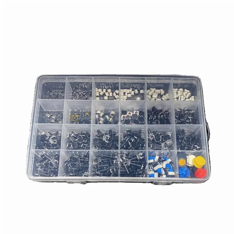 24 Werte taktiler Druckknopf schalter smd Micro Momentary (460 Stück) – Bild 3