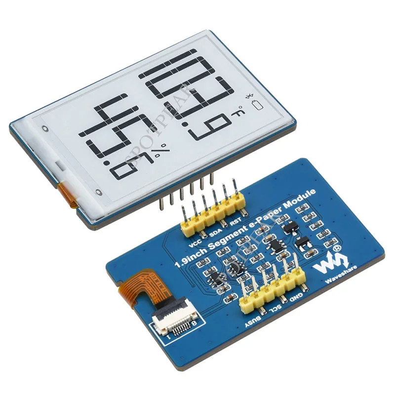 1,9 zoll Segment e-Papier e-Ink-Display Modul SPI Bildschirm für Arduino / STM32 / Raspberry Pi/elektronische